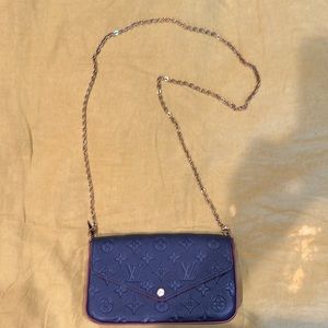Louis Vuitton Empreinte Pochette Felicia Chain Wallet